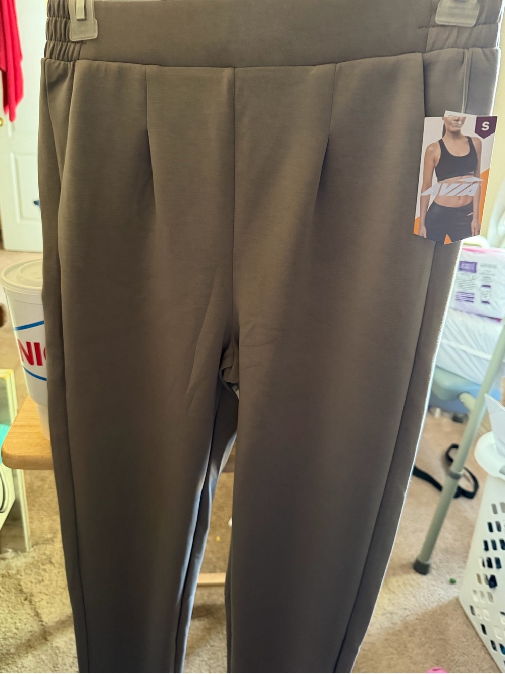 Avia Grey High-Rise Ponte Leggings